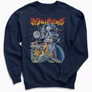Star Wars Kanji Graphic Crew Sweatshirt